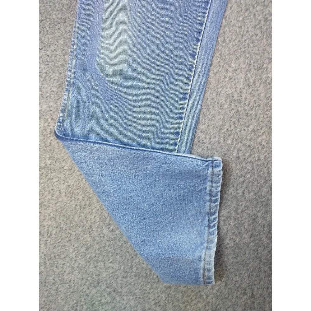 Wrangler Hero Authentic Mens Light Wash Straight Leg Jean 96501DS 34x32 USA Made